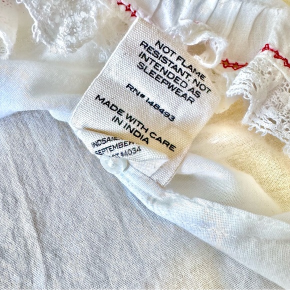 ✨Last Chance💋✨K🌹✨DÔEN ‘Clarita’ Heirloom Organic Cotton Nightgown Salt Girl 12 - Picture 14 of 17